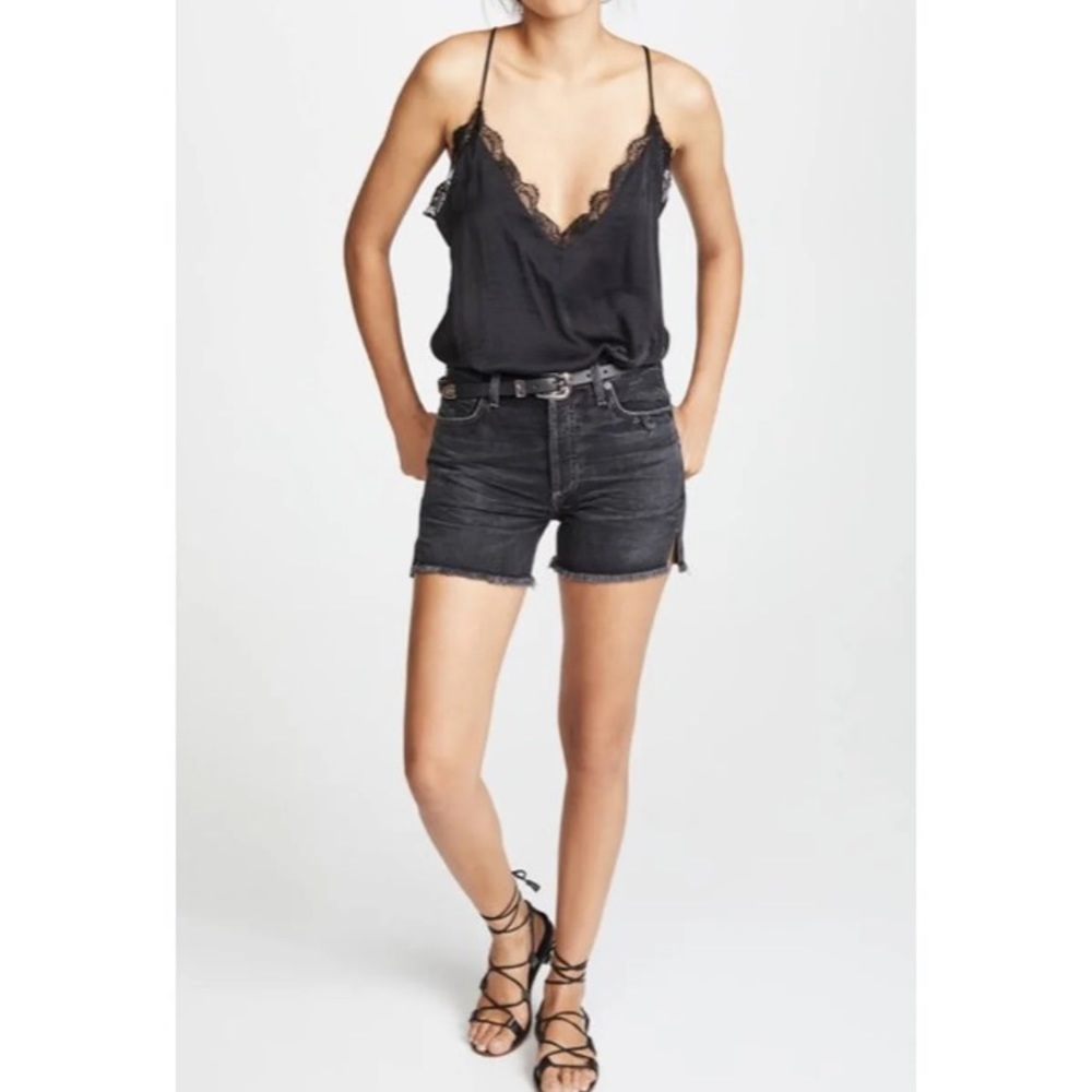 Free People HBD Black Lace Bodysuit